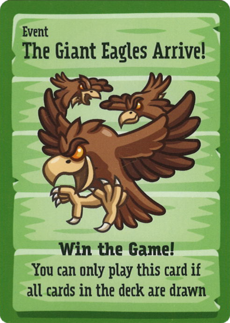 Giant Eagles Arrive event card